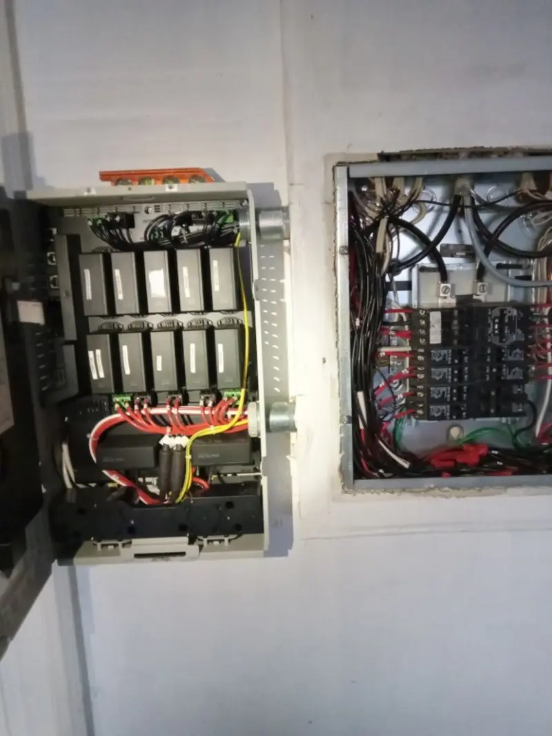 Electrical panel upgrade completed for Ring Doorbell Installation in Diamondhead